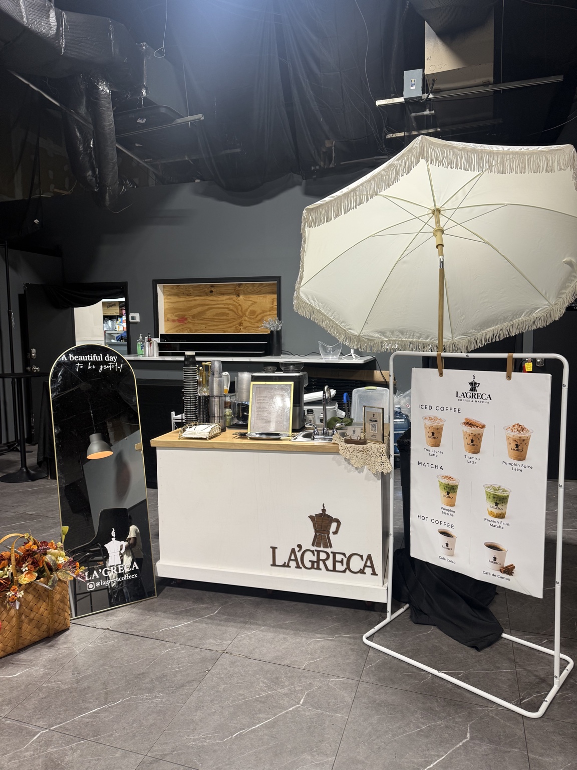 La’Greca indoor event setup